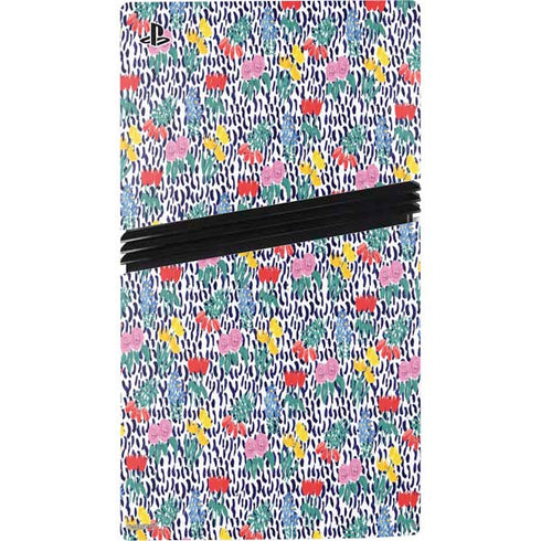 Bouffants and Broken Hearts Bouquets Print PS5 Pro Console Skin