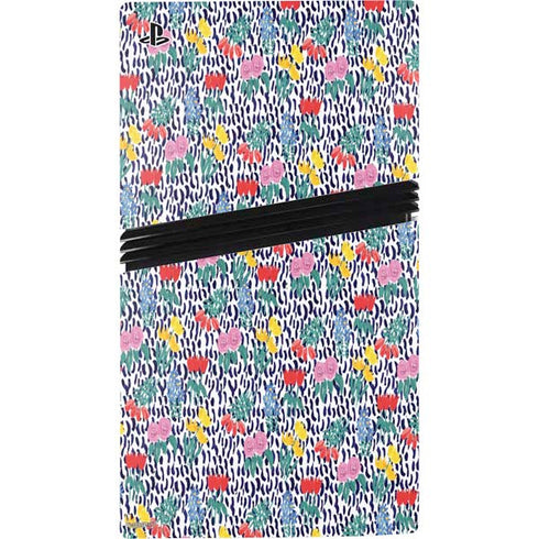 Bouffants and Broken Hearts Bouquets Print PS5 Pro Disk Bundle Skin