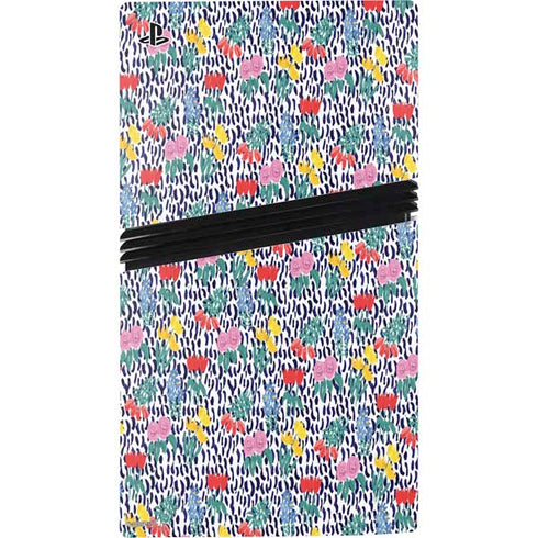 Bouffants and Broken Hearts Bouquets Print PS5 Pro Disk Console Skin