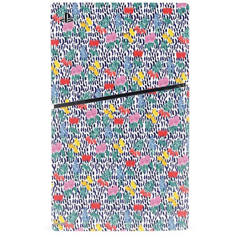 Bouffants and Broken Hearts Bouquets Print PS5 Slim Digital Edition Console Skin