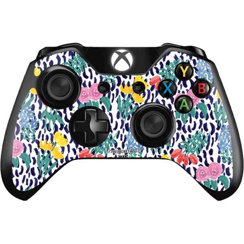 Bouffants and Broken Hearts Bouquets Print Xbox One Controller Skin
