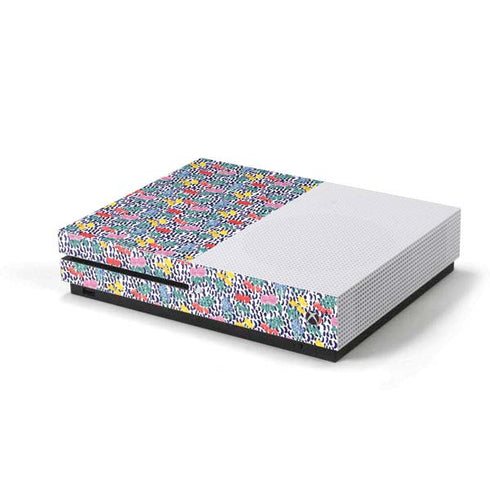 Bouffants and Broken Hearts Bouquets Print Xbox One S Console Skin