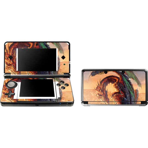 Bravery Misplaced Dragon and Knight by Ed Beard Jr Nintendo Skins