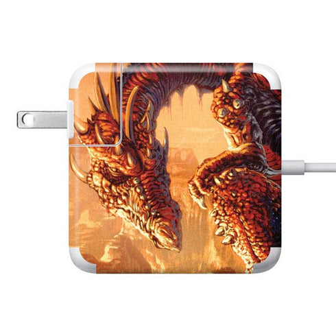 Bravery Misplaced Dragon and Knight by Ed Beard Jr 85W Power Adapter (15 and 17 inch MacBook Pro Charger) Skin