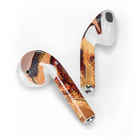 Bravery Misplaced Dragon and Knight by Ed Beard Jr Apple AirPods Skin