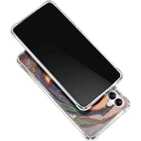 Bravery Misplaced Dragon and Knight by Ed Beard Jr Gabb Phone 4 Clear Case