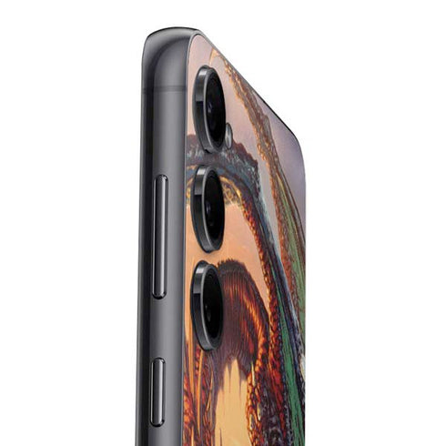 Bravery Misplaced Dragon and Knight by Ed Beard Jr Galaxy A16 5G Skin