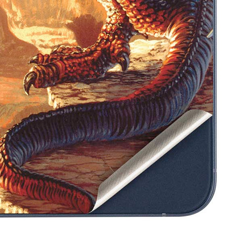 Bravery Misplaced Dragon and Knight by Ed Beard Jr Galaxy A36 5G Skin