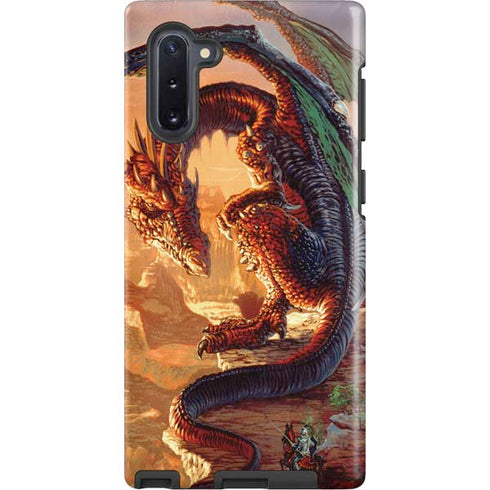 Bravery Misplaced Dragon and Knight by Ed Beard Jr Galaxy Cases