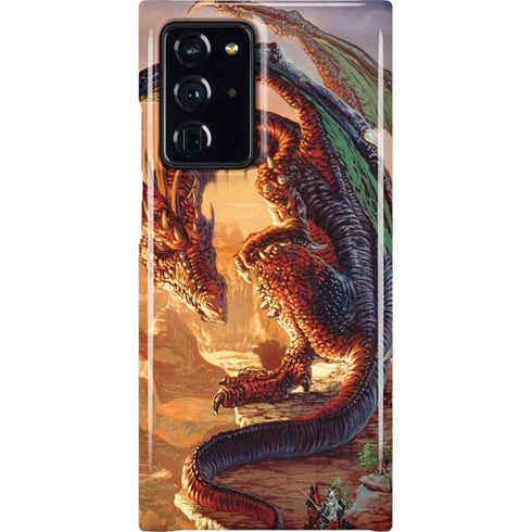 Bravery Misplaced Dragon and Knight by Ed Beard Jr Galaxy Cases