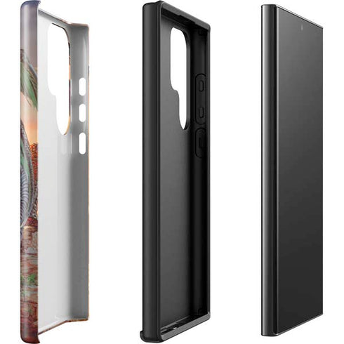Bravery Misplaced Dragon and Knight by Ed Beard Jr Galaxy S23 Ultra Pro Case