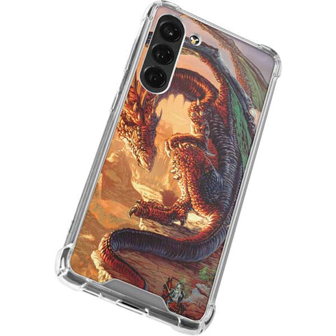 Bravery Misplaced Dragon and Knight by Ed Beard Jr Galaxy S24 FE Clear Case