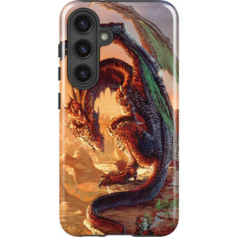 Bravery Misplaced Dragon and Knight by Ed Beard Jr Galaxy S25 Impact Case