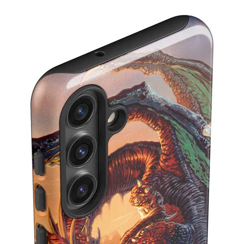 Bravery Misplaced Dragon and Knight by Ed Beard Jr Galaxy S25 Impact Case