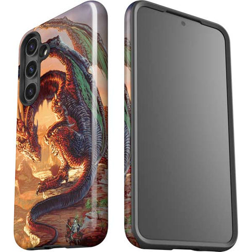 Bravery Misplaced Dragon and Knight by Ed Beard Jr Galaxy S25 Impact Case