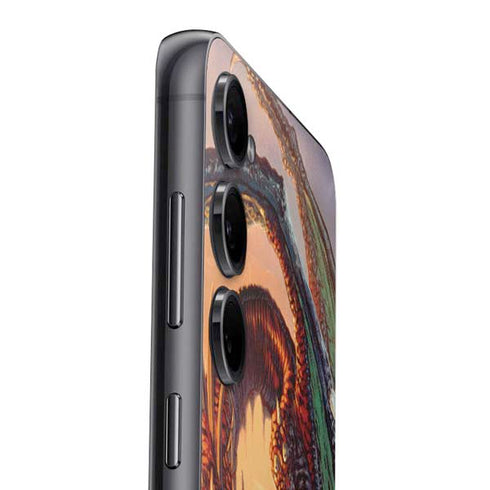 Bravery Misplaced Dragon and Knight by Ed Beard Jr Galaxy S24 Plus Skin