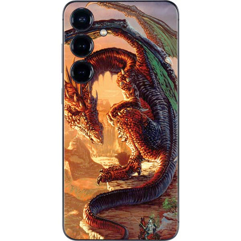 Bravery Misplaced Dragon and Knight by Ed Beard Jr Galaxy S25 Skin