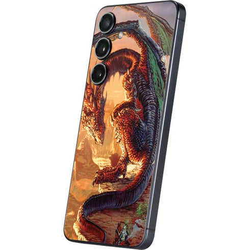 Bravery Misplaced Dragon and Knight by Ed Beard Jr Galaxy S25 Skin