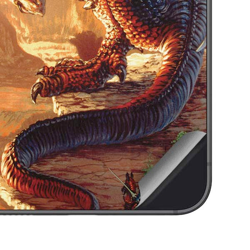 Bravery Misplaced Dragon and Knight by Ed Beard Jr Galaxy S24 Skin