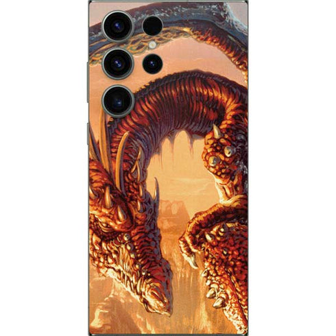 Bravery Misplaced Dragon and Knight by Ed Beard Jr Galaxy S25 Ultra Skin