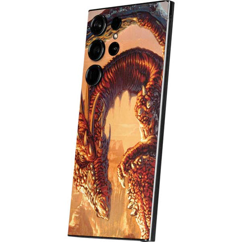 Bravery Misplaced Dragon and Knight by Ed Beard Jr Galaxy S25 Ultra Skin