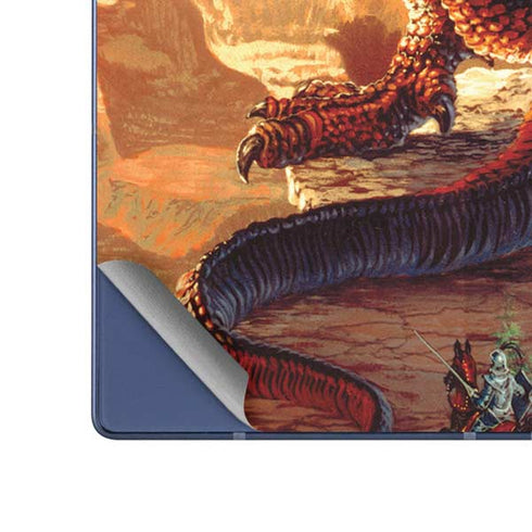 Bravery Misplaced Dragon and Knight by Ed Beard Jr Galaxy Z Fold6 Skin