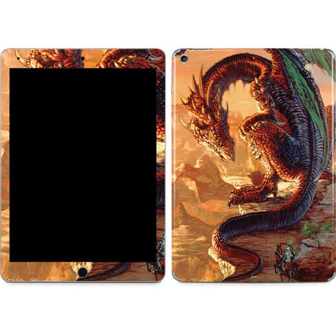Bravery Misplaced Dragon and Knight by Ed Beard Jr iPad Skins
