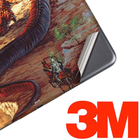 Bravery Misplaced Dragon and Knight by Ed Beard Jr iPad Skins