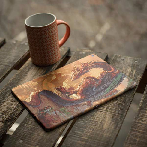 Bravery Misplaced Dragon and Knight by Ed Beard Jr iPad Skins
