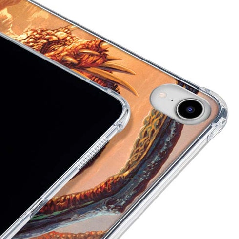 Bravery Misplaced Dragon and Knight by Ed Beard Jr iPad 11th Gen (2025) Clear Case