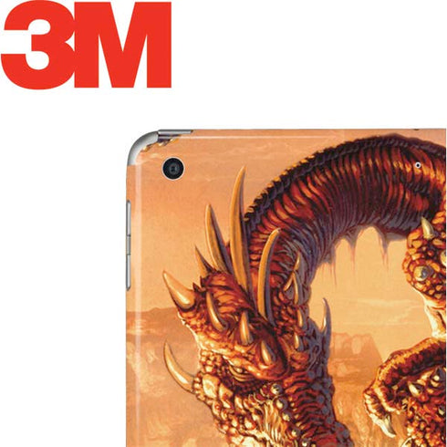 Bravery Misplaced Dragon and Knight by Ed Beard Jr Apple iPad Skin