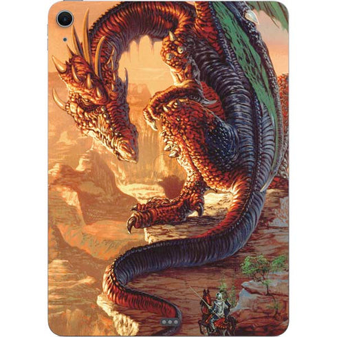 Bravery Misplaced Dragon and Knight by Ed Beard Jr Apple iPad Air Skin