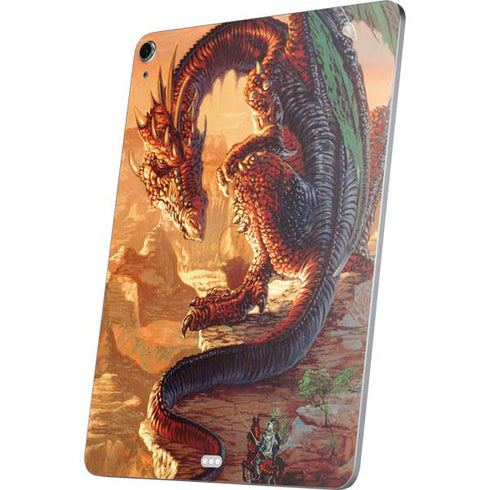 Bravery Misplaced Dragon and Knight by Ed Beard Jr Apple iPad Air Skin