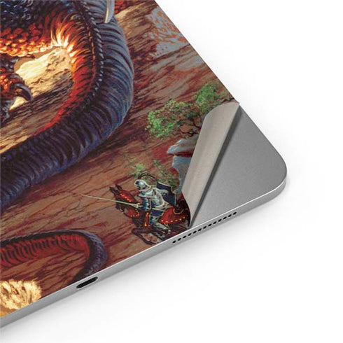 Bravery Misplaced Dragon and Knight by Ed Beard Jr Apple iPad Air Skin