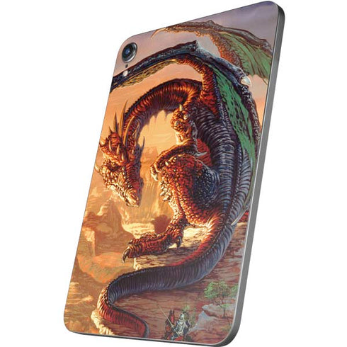 Bravery Misplaced Dragon and Knight by Ed Beard Jr Apple iPad Mini Skin