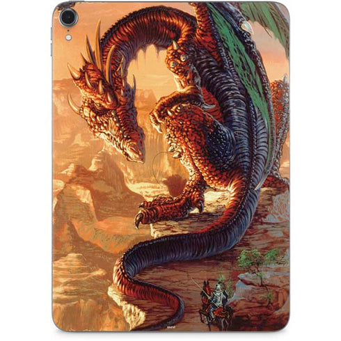 Bravery Misplaced Dragon and Knight by Ed Beard Jr Apple iPad Pro Skin