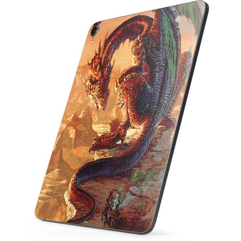 Bravery Misplaced Dragon and Knight by Ed Beard Jr Apple iPad Pro Skin