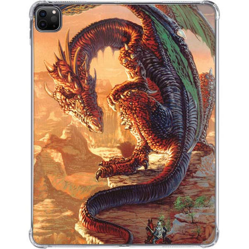 Bravery Misplaced Dragon and Knight by Ed Beard Jr iPad Pro 11in (2024) Clear Case