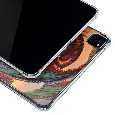 Bravery Misplaced Dragon and Knight by Ed Beard Jr iPad Pro 11in (2024) Clear Case