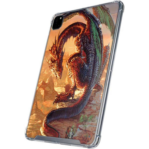 Bravery Misplaced Dragon and Knight by Ed Beard Jr iPad Cases