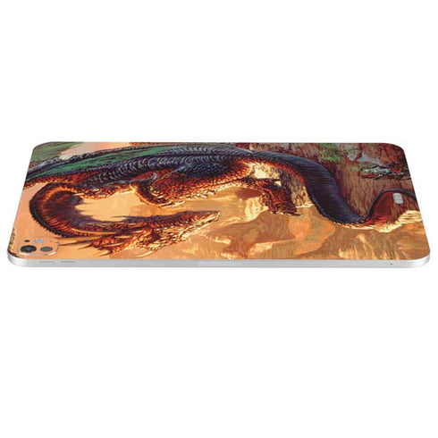 Bravery Misplaced Dragon and Knight by Ed Beard Jr iPad Pro 13in M4 (2024) Skin