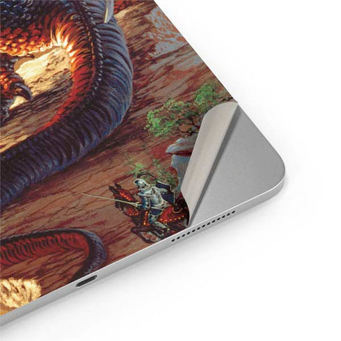 Bravery Misplaced Dragon and Knight by Ed Beard Jr iPad Pro 13in M4 (2024) Skin