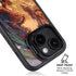 Bravery Misplaced Dragon and Knight by Ed Beard Jr iPhone 15 Plus Kickstand Case