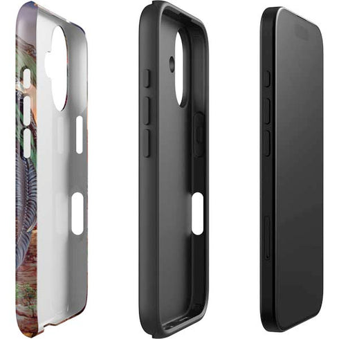 Bravery Misplaced Dragon and Knight by Ed Beard Jr iPhone 16 Impact Case