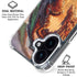 Bravery Misplaced Dragon and Knight by Ed Beard Jr iPhone 16 Plus Clear Case