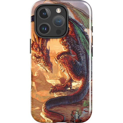 Bravery Misplaced Dragon and Knight by Ed Beard Jr iPhone 16 Pro Max Impact Case