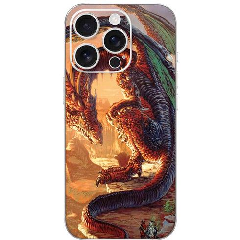 Bravery Misplaced Dragon and Knight by Ed Beard Jr iPhone 16 Pro Skin