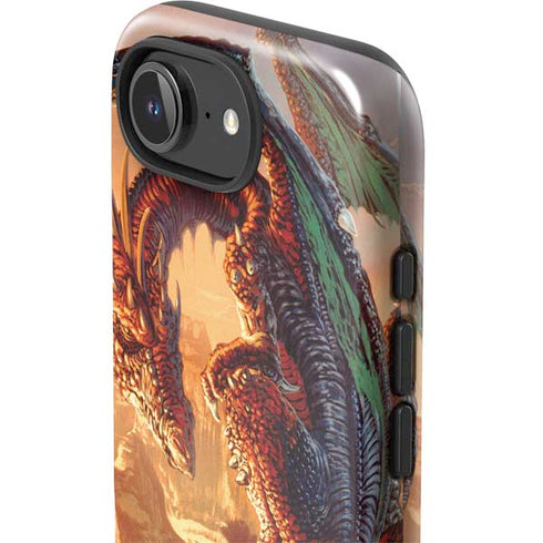 Bravery Misplaced Dragon and Knight by Ed Beard Jr iPhone 16e Impact Case