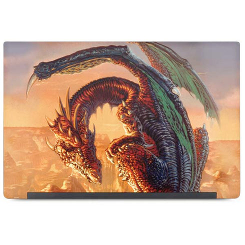 Bravery Misplaced Dragon and Knight by Ed Beard Jr Dell Latitude Skin