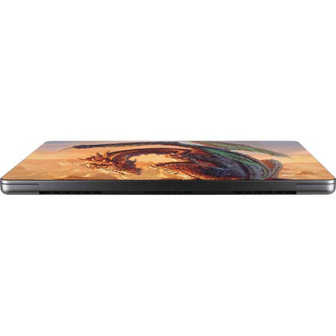 Bravery Misplaced Dragon and Knight by Ed Beard Jr Apple MacBook Pro 14-inch Skin